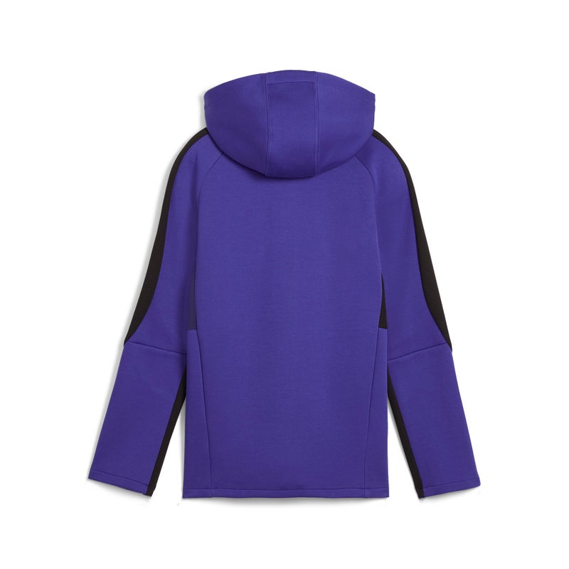 PUMA EVOSTRIPE Kids Boys Blue Full-Zip Hoodie Youth - Image 5
